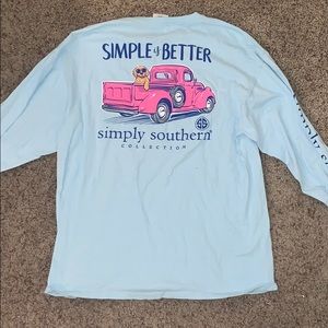 simply southern long sleeve tee! great condition!